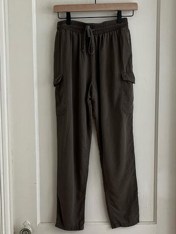 Olive Cargo Soft Pants
