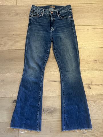 The Weekender Fray Flare Jeans in ‘Walking On Coals’
