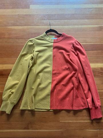 Wabi Sabi two toned top