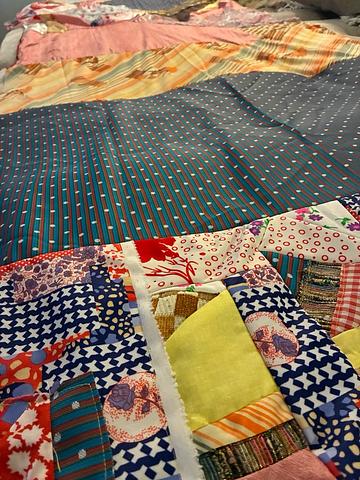 Crazy quilt yardage