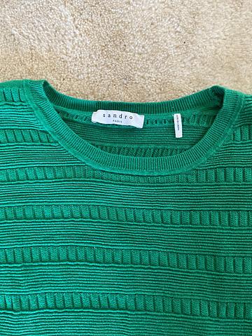 Kelly Green Textured Sweater