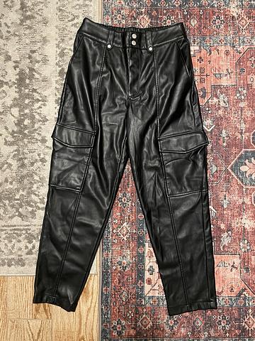 Black Pleather Pants
