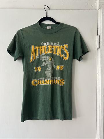 threadbare Oakland Athletics fitted tee