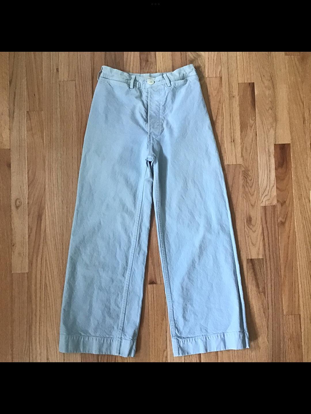 Jesse Kamm - Jesse Kamm Piscine Blue Sailor Pants - SZ Small - Discontinued Color