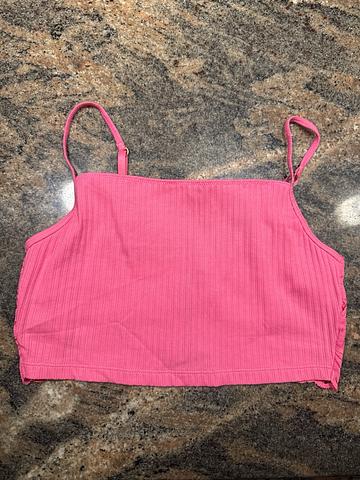 New pink lace bralette