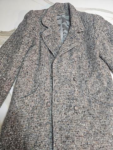 Vintage 1970s Button Up Wool Coat
