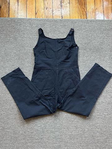 Buckle shoulder jumpsuit
