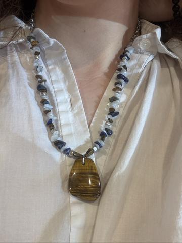 Gemstone necklace
