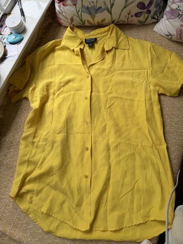 Silk & Linen Button Down Shirt