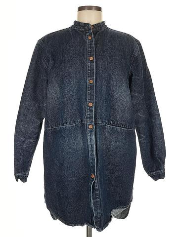 Denim shacket