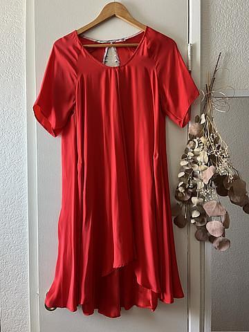 Red Silk Dress