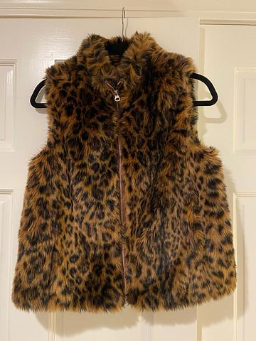 Faux fur vest